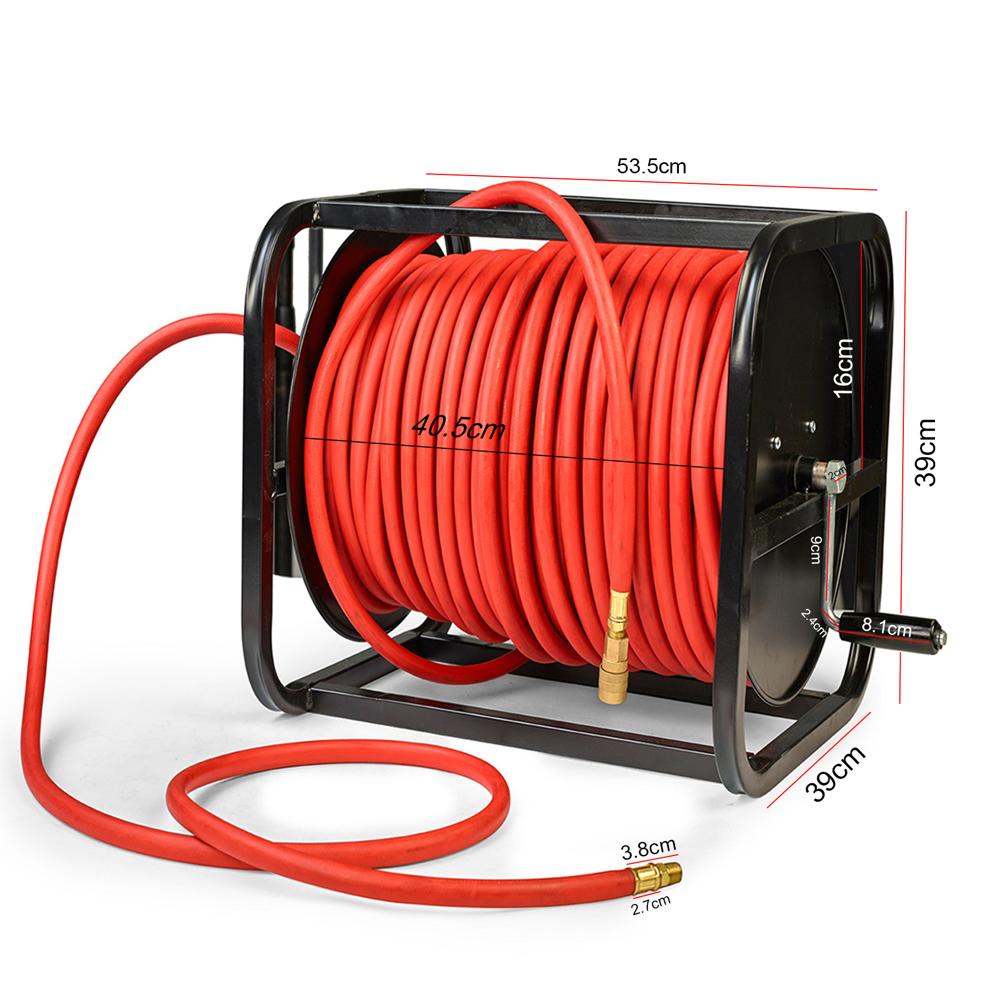 Manual Air Hose Reel - Length: 90 Meter (M)