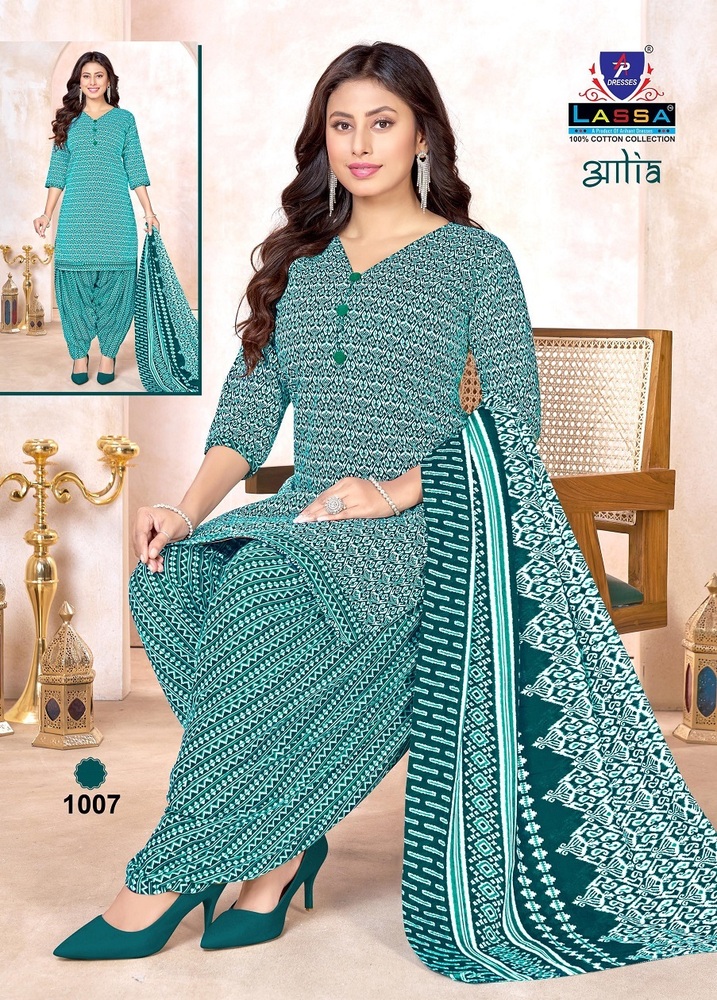 Lassa Aalia Vol-10  Dress Material