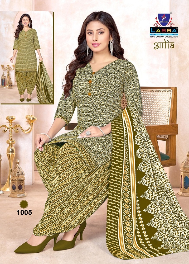 Lassa Aalia Vol-10  Dress Material