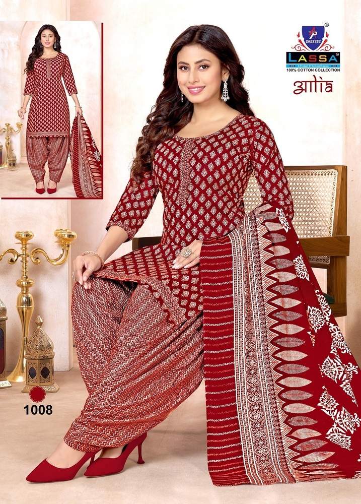 Lassa Aalia Vol-10  Dress Material