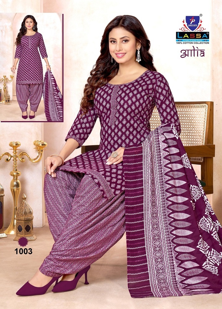 Lassa Aalia Vol-10  Dress Material