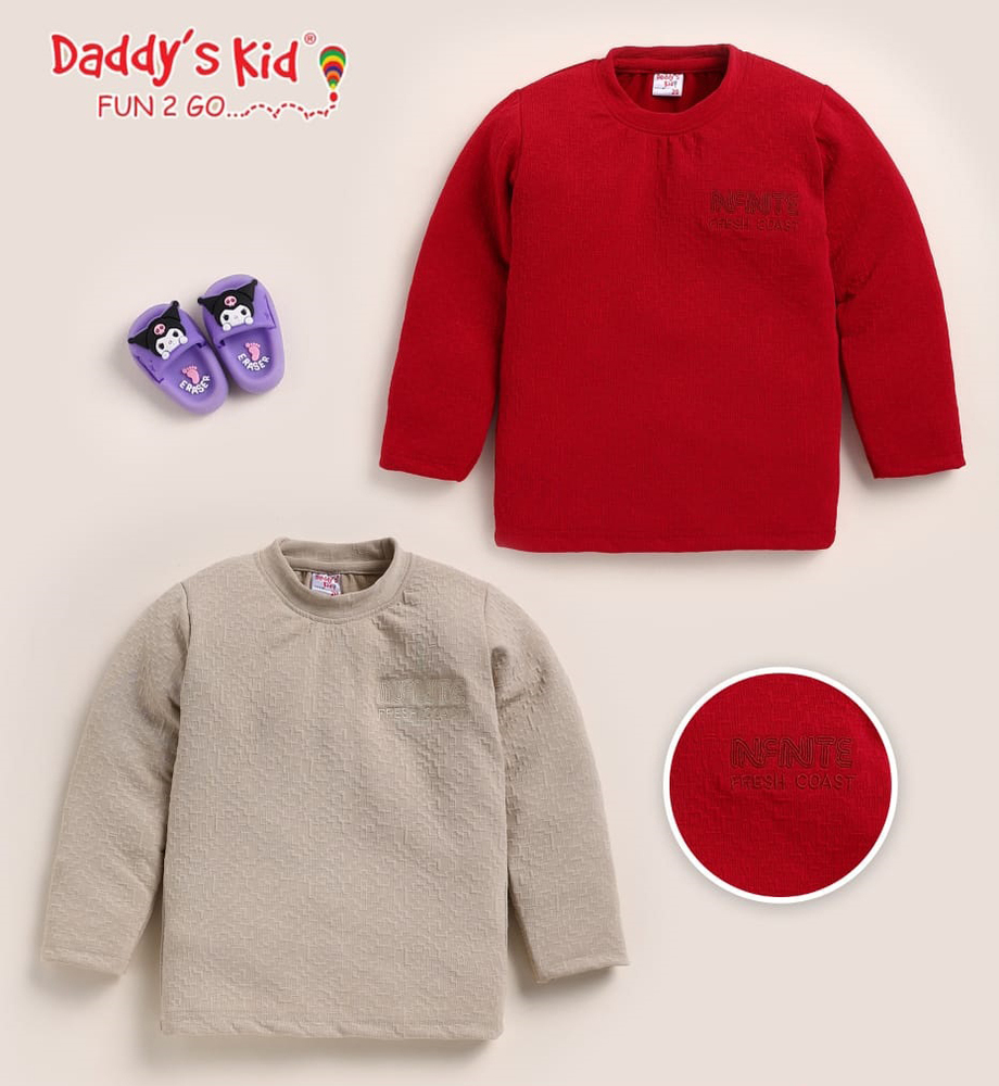 1907 Boys Casual Full Sleeve T-Shirt - Color: Different Available