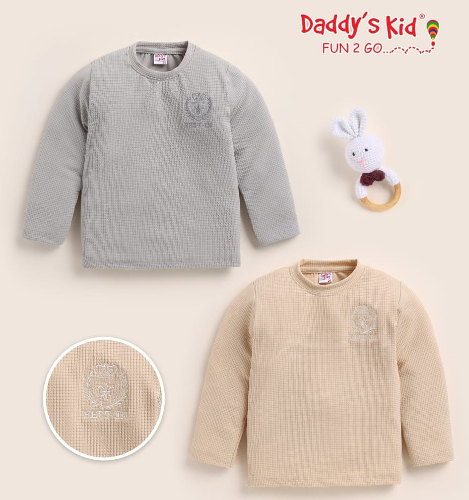  Boys Cotton Full Sleeves T-Shirt