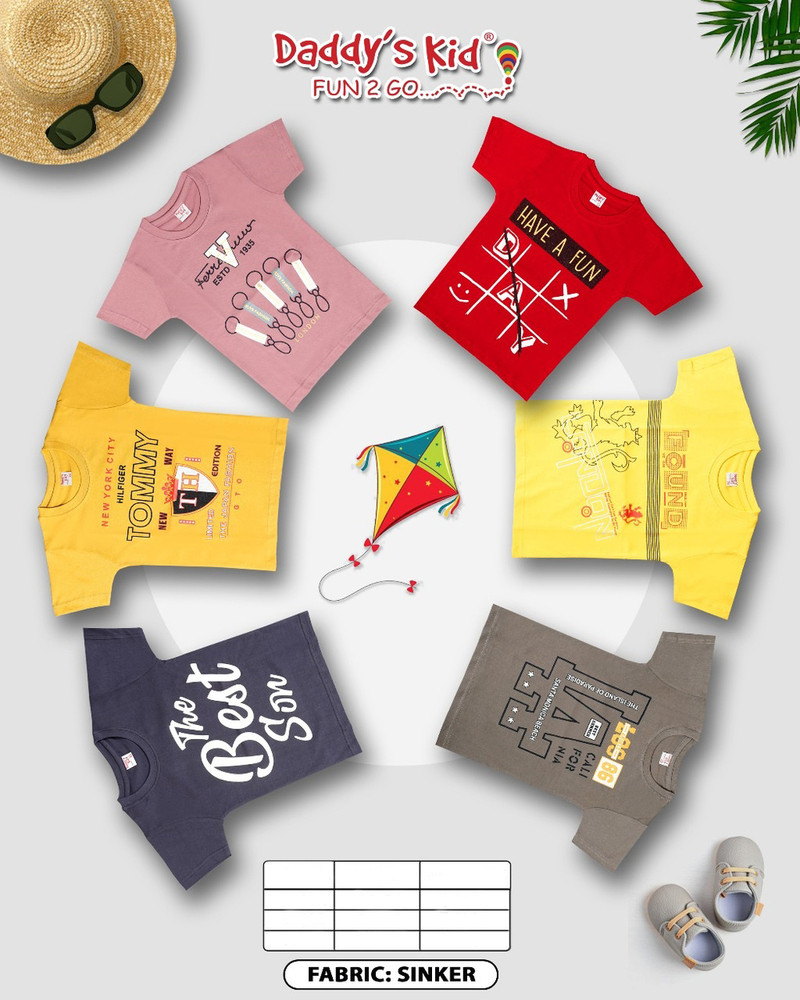  Boys Designer Half Sleeves T-Shirt