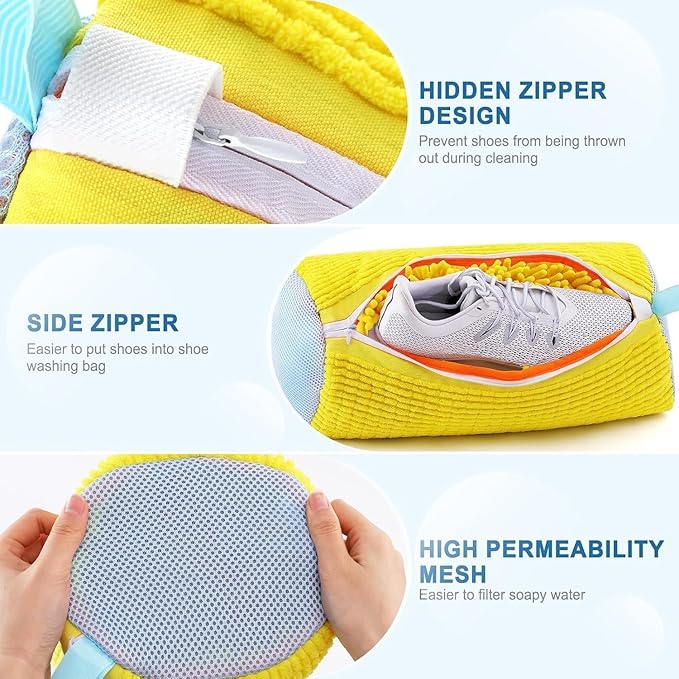 YELLOW SHOES  WASH BAG