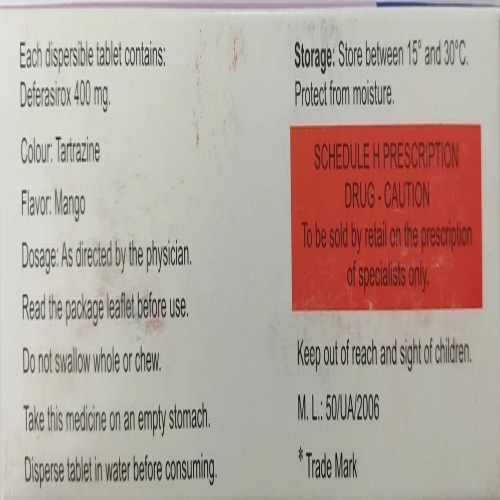 Desifer 400 Mg Tablet