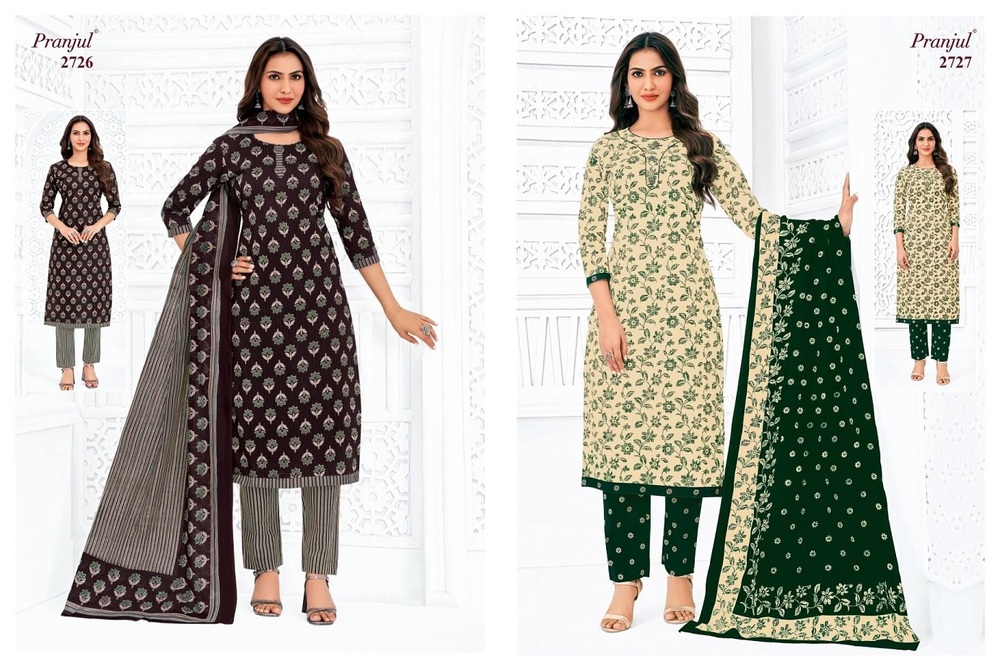 Pranjul Priyanka Vol-27 Dress Material