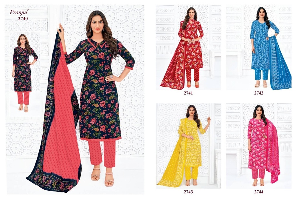 Pranjul Priyanka Vol-27 Dress Material
