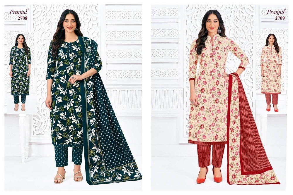 Pranjul Priyanka Vol-27 Dress Material