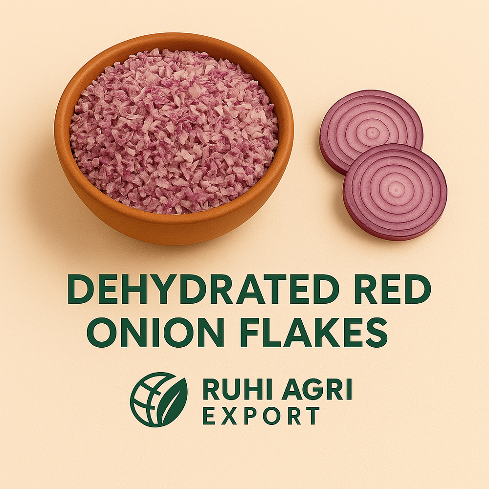 dehydrated red onion flakes