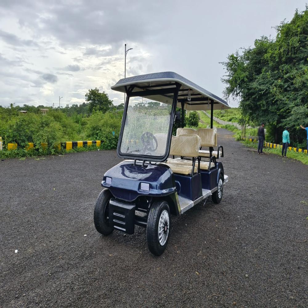 6 Seater Electric Golf Buggies - Color: White