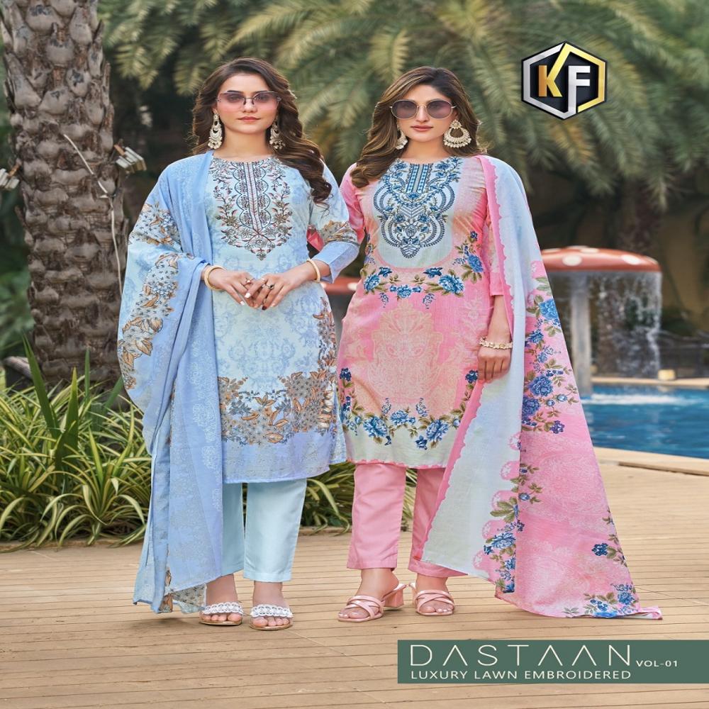 	Kevalfab Dastaan Vol 1  Karachi Dress Material