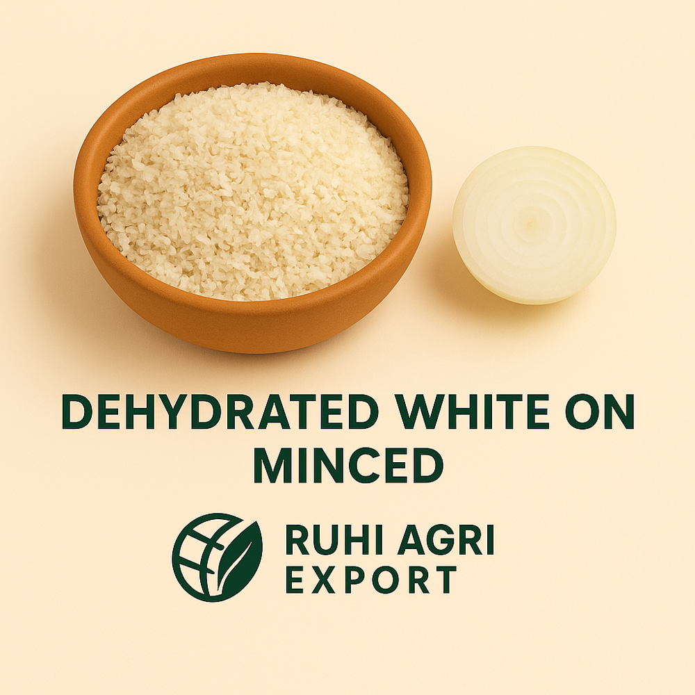 Dehydrated WHITE onion minced