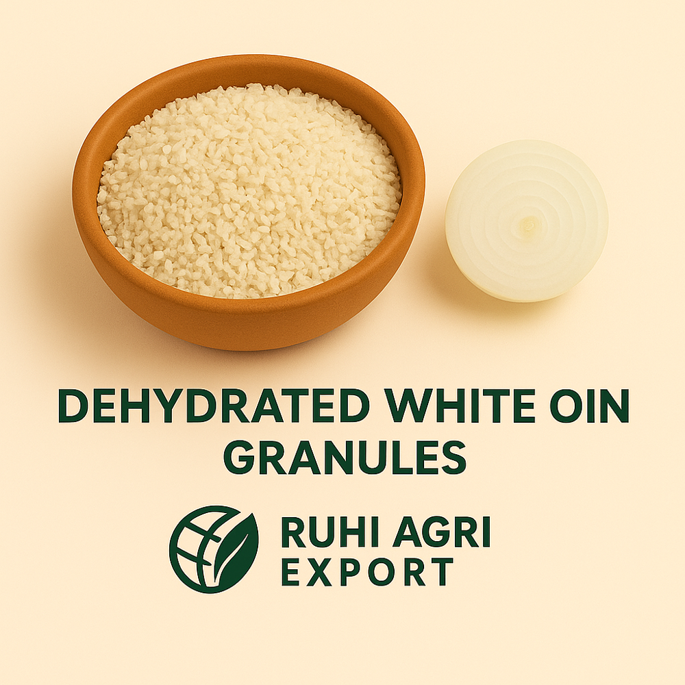 dehydrated white onion granules