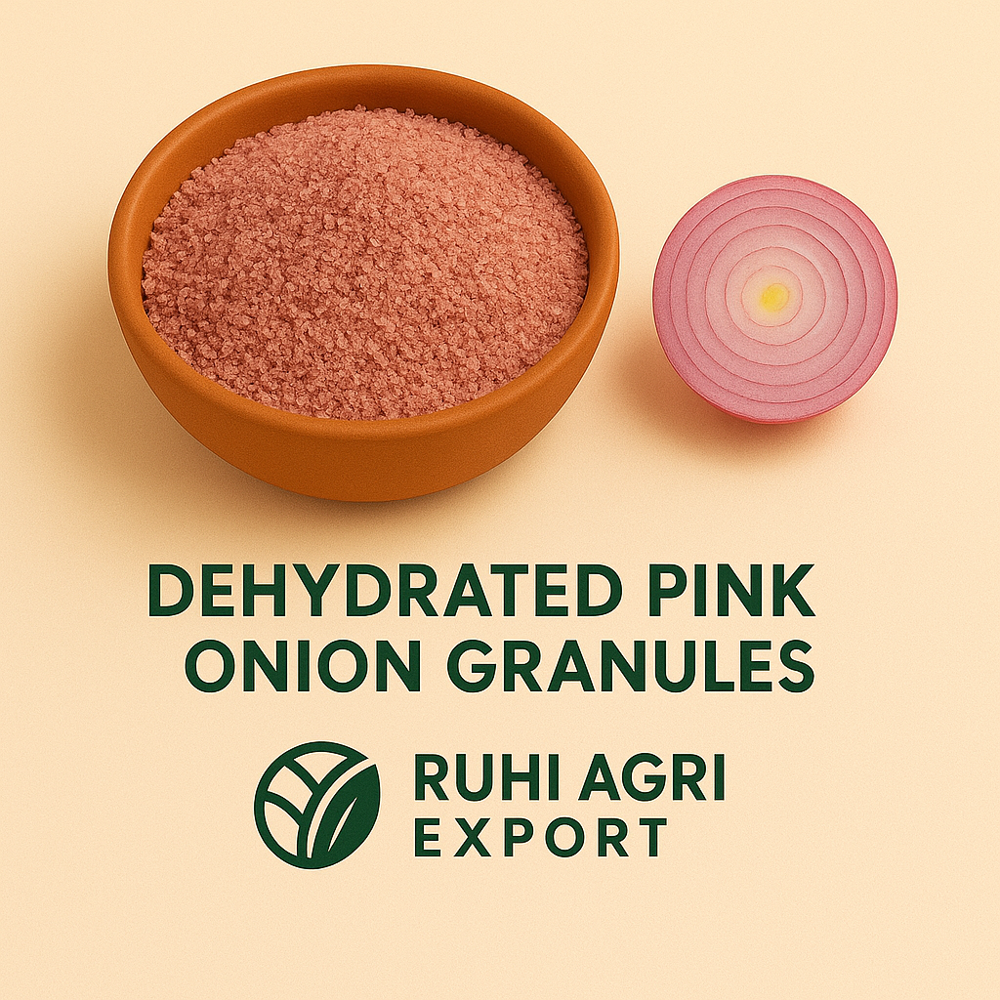 Dehydrated PINK onion granules