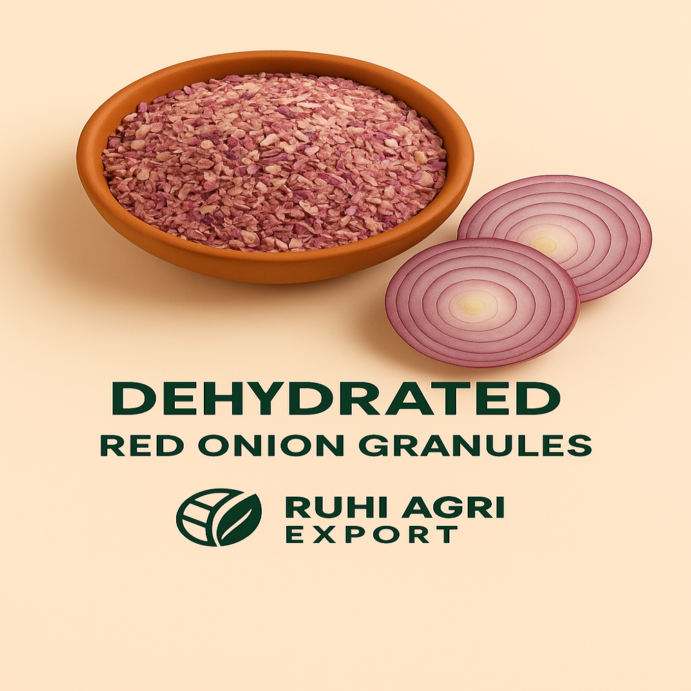 Dehydrated Red Onion Granules - Color: Small