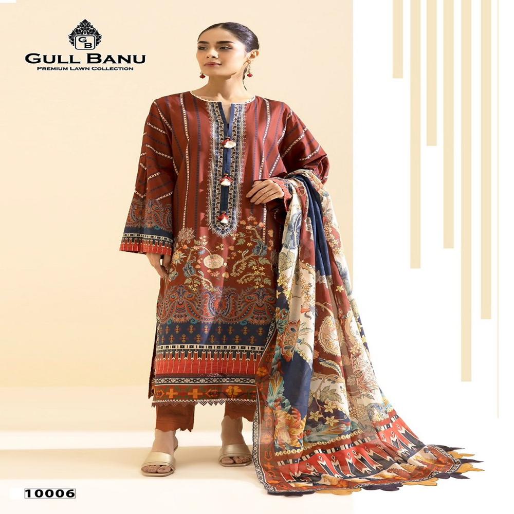 	Gullahmed Gull Banu Vol 10 Karachi Dress Material