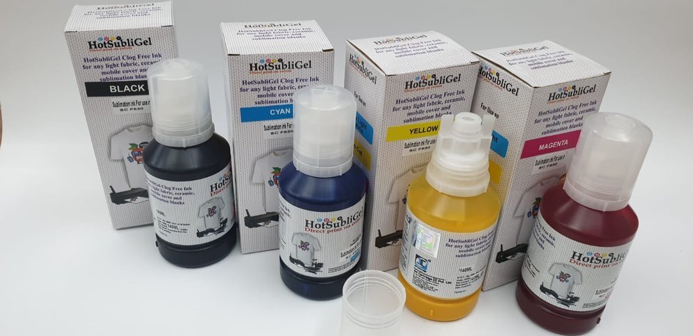 Bulk Pigment HotSubliGel Ink 140ML Compatible For Use in Epson SC-F130