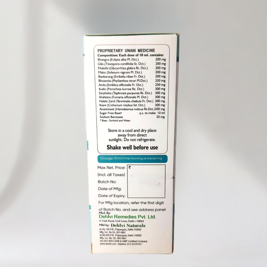 Dehlvi Jigron Syrup SF 200ml