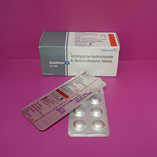 एमिट्रिप्टिलिन हाइड्रोक्लोराइड और मेथिलकोबालामिन टैबलेट्स