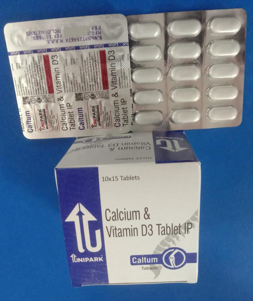 कैल्शियम और विटामिन D3 टैबलेट्स आईपी