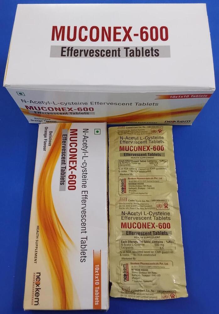 N-Acetyl-L-Cysteine Effervescent Tablets - Storage Instructions: Normal Room Temperature