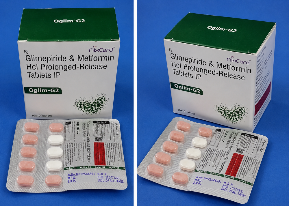 Glimepiride And Metformin Hcl Prolonged Release Tablets Ip - Drug Type: General Medicines