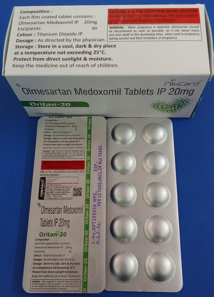 20Mg Olmesartan Medoxomil Tablets Ip - Storage Instructions: Cool & Dry Place