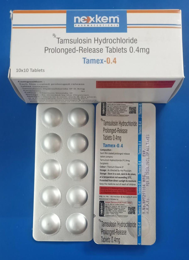 0.4mg Tamsulosin Hydrochloride Prolonged Release Tablets