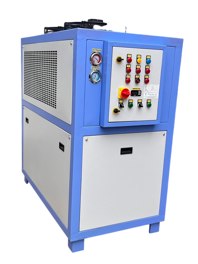 5 Tr V Type Process Chiller - Color: Blue