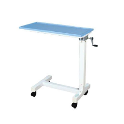 Overbed Table Mdf Top With Gear - Color: Different Available