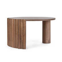 Nivaha Solid Wood Coffee Table - Artwork: Handmade