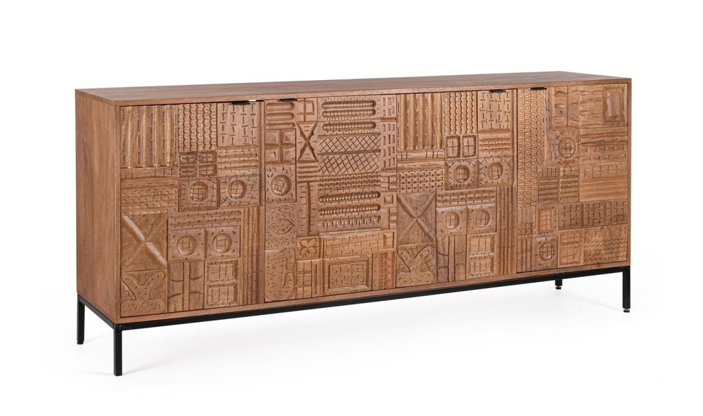 Yugma Solid Wood Sideboard - Custom Finish