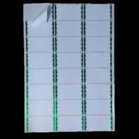 Green Line A4 Label Sheet