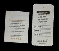 Clothes Hang Tag - Color: Different Available