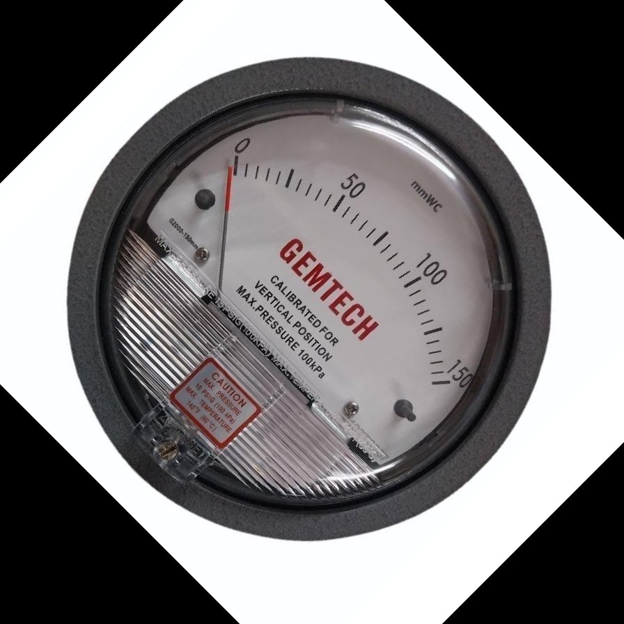GEMTECH DIFFERENTIAL PRESSURE GAUGE For  Vikram Udyogpuri Industrial Area Madhya Pradesh