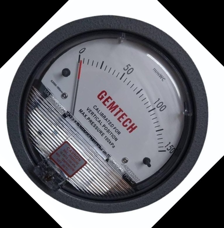 GEMTECH DIFFERENTIAL PRESSURE GAUGE For Vikram Udyogpuri Industrial Area Madhya Pradesh