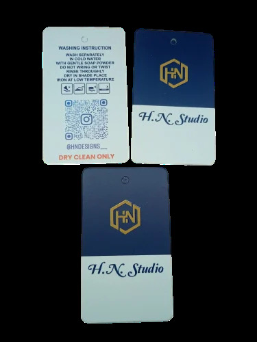 Cardboard Printed Garment Tag For Garments - Color: Different Available
