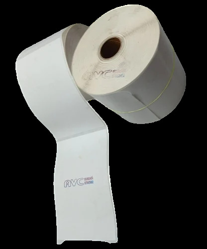 Matt White Barcode Label Roll - Color: Different Available