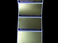 Glossy Golden Printed Barcode Roll