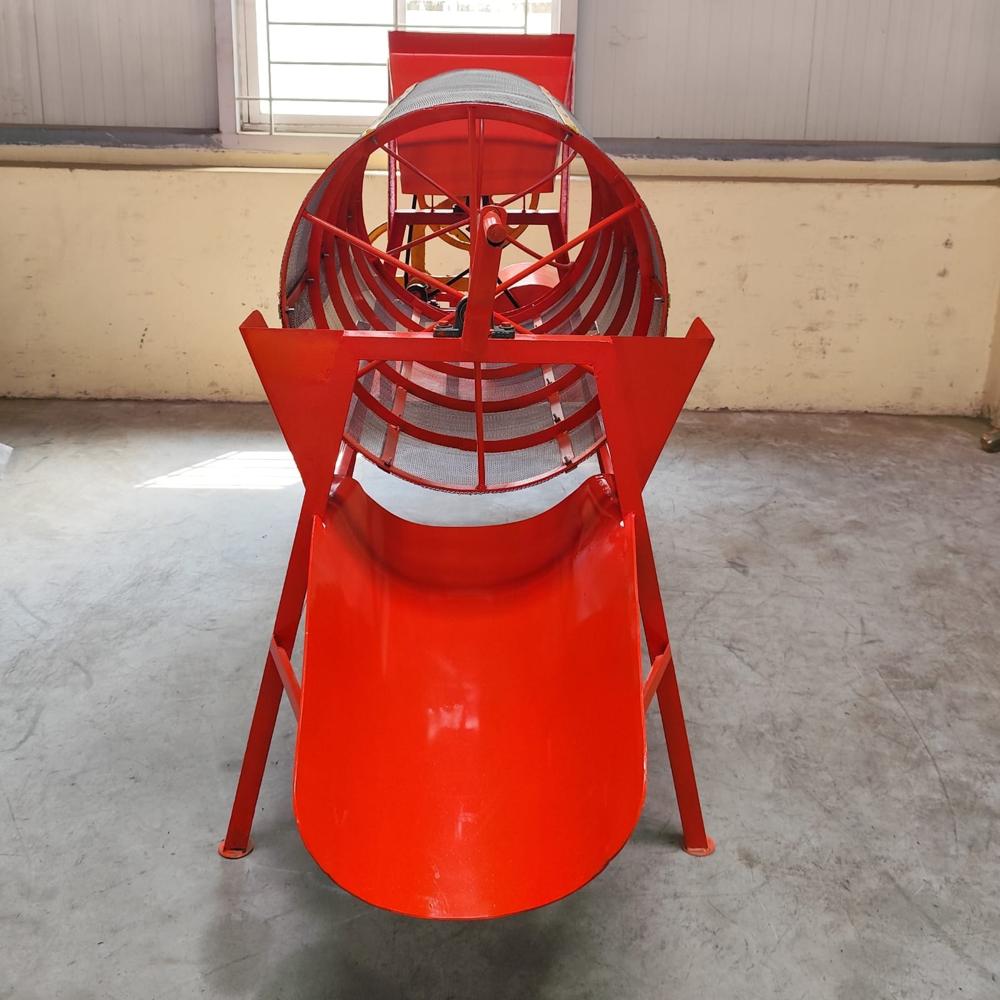 Rotary Sand Sieving Machine - Color: Red