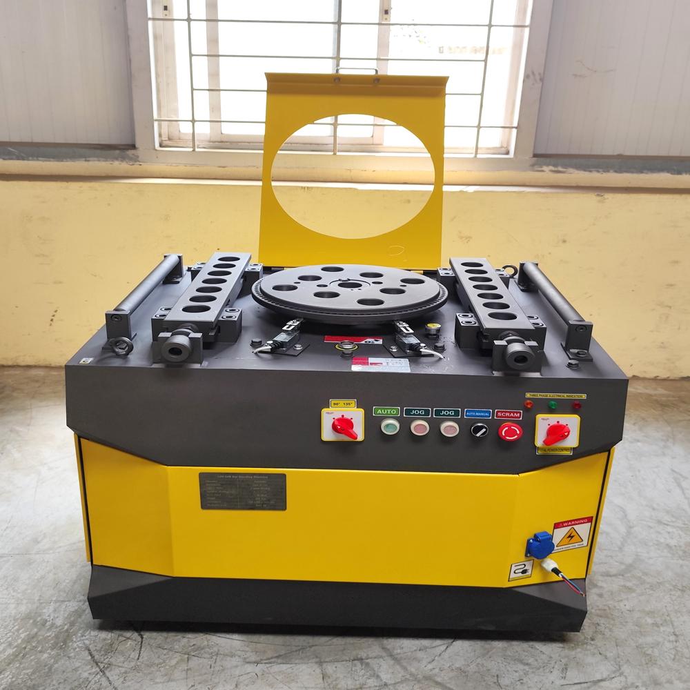 42 Mm Bar Bending Machine - Color: Yellow And Black