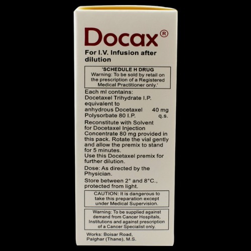 Docax 80 Mg Injection - Physical Form: Liquid