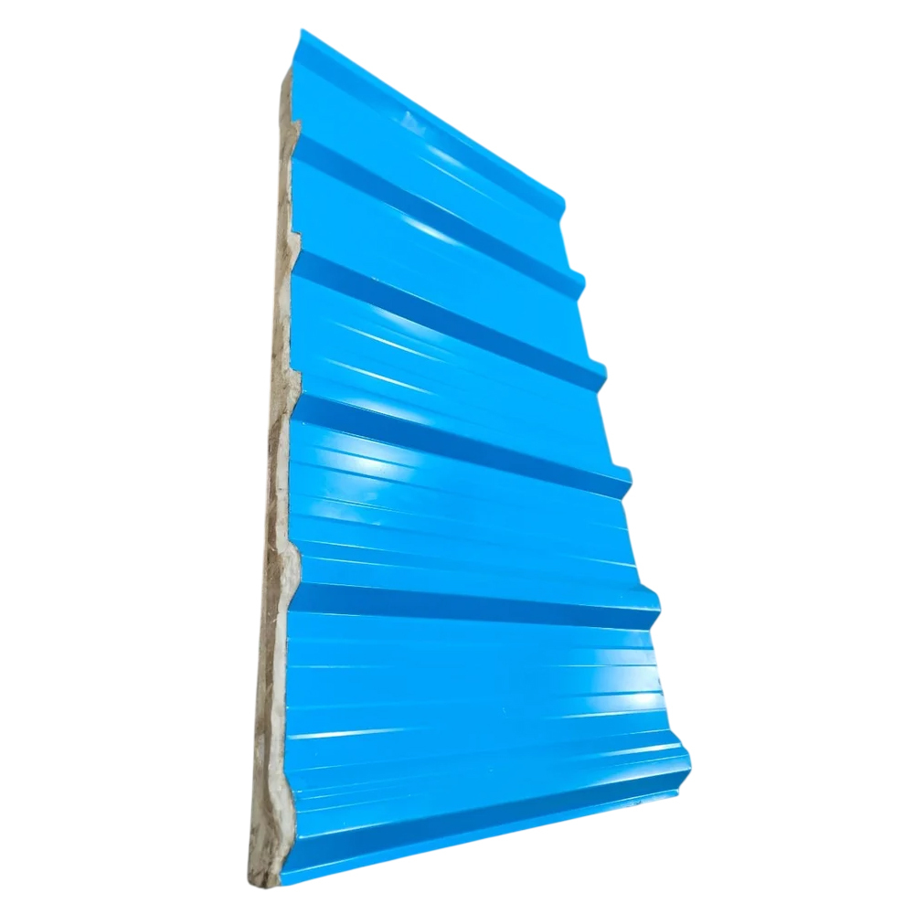 100Mm Metal Roof Puf Panel - Color: Blue