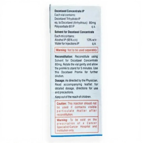 Docetec 80 Mg Injection - Physical Form: Liquid