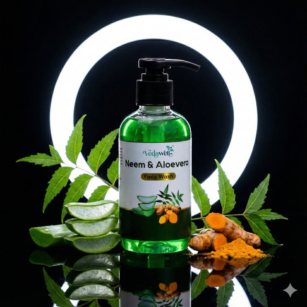 Vedawell Neem & Aloevera Face wash