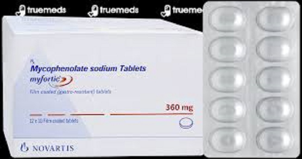 Mycophenolate Sodium Tablets Myfortic 360 Mg Tablet