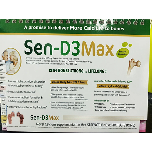 Calcitriol Omega 3 Fatty Acids Methylcobalamin Folic Acid Boron Capsules