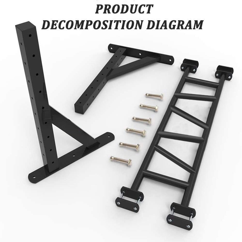 Dolphy Multifunctional Wall-mounted Pull-up Bar Home & Gym - Grade: Personal Use