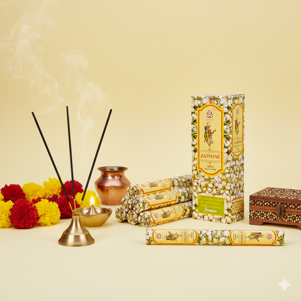 Jasmine Incense Sticks - Burning Time: 30 Minutes
